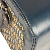 Christian Dior Vintage Navy Oblique Travel Bag