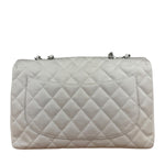 Chanel Grey Cotton M Classic Flap
