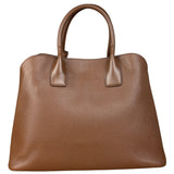 Prada Vintage Brown Leather Top Handle Bag