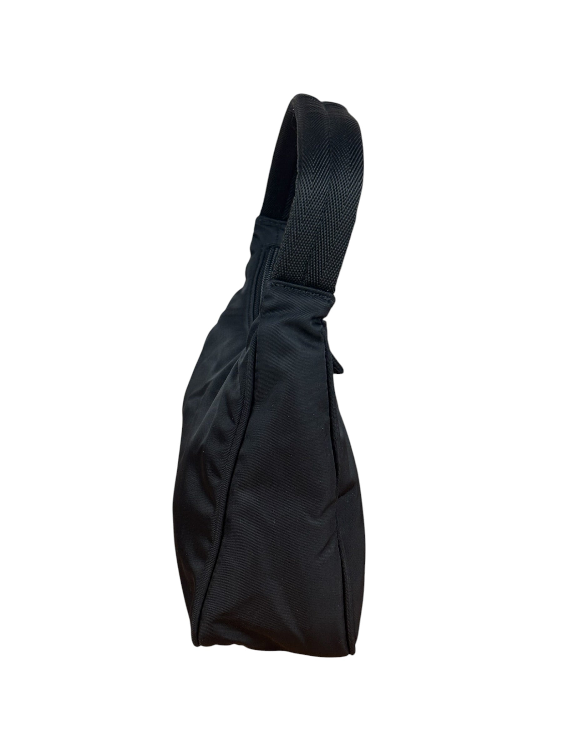 Prada Black Tessuto Nylon Mini Shoulder Bag