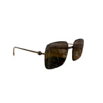 Fendi Baguette Square Metal Frame Sunglasses