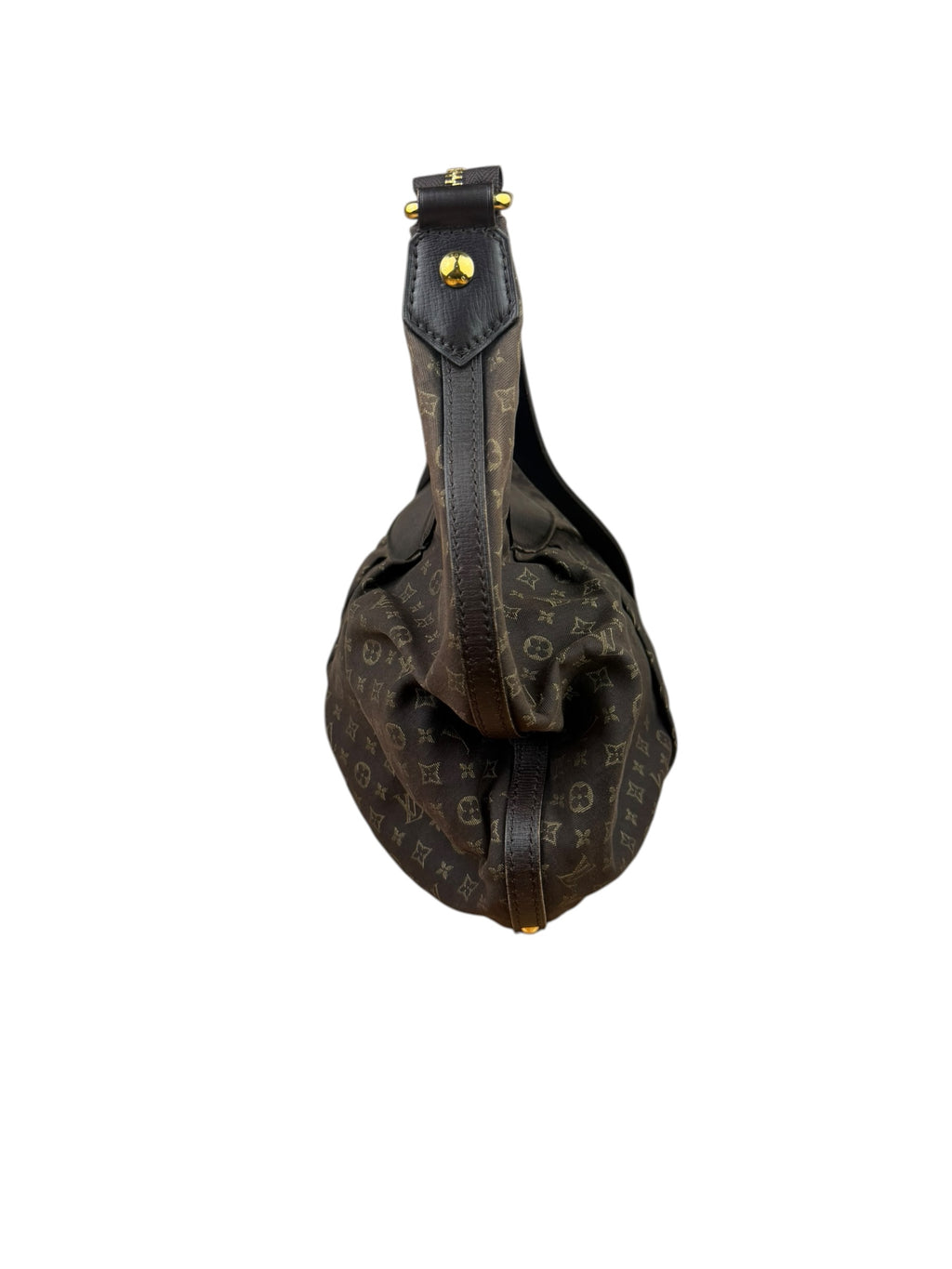 Louis Vuitton Black/Brown Leather Trim Monogram Idylle Rhapsody Hobo Bag