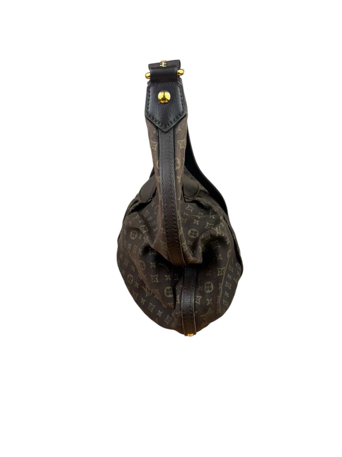 Louis Vuitton Black/Brown Leather Trim Monogram Idylle Rhapsody Hobo Bag