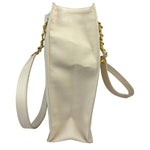 Chanel Vintage Beige Leather Timeless Tote 1996