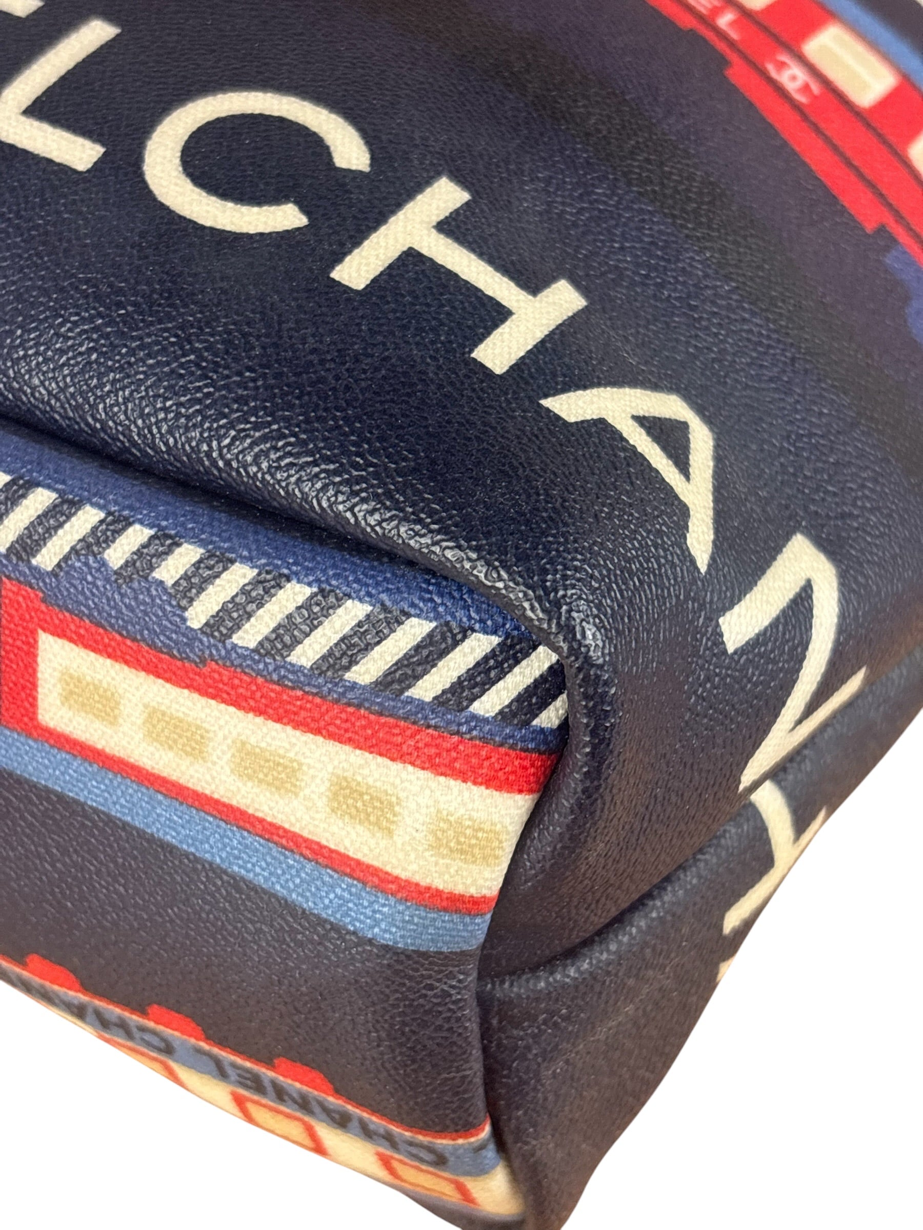 Chanel Multi-Color Leather Central Station Le Train Tote Bag 2007