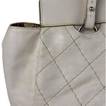 Chanel Beige Quilted Leather Tote 2009