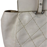 Chanel Beige Quilted Leather Tote 2009
