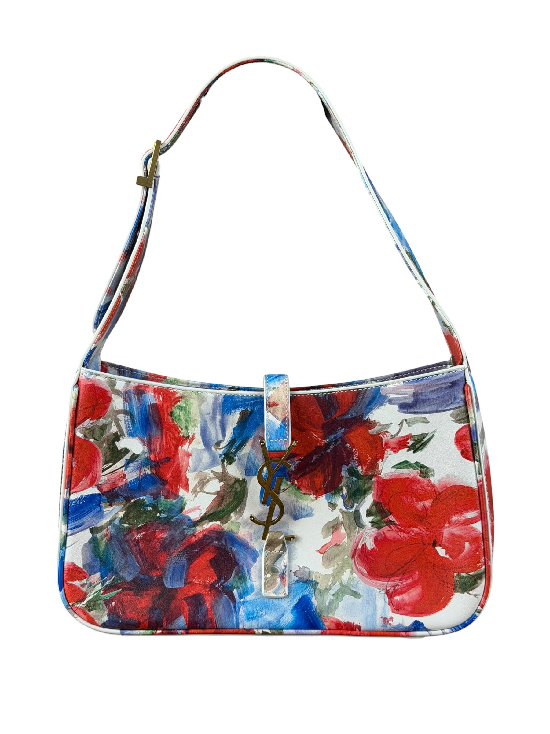 YSL x Nick Turner Limited-Edition Multi-Color Leather Le 5 a 7 Hobo Bag