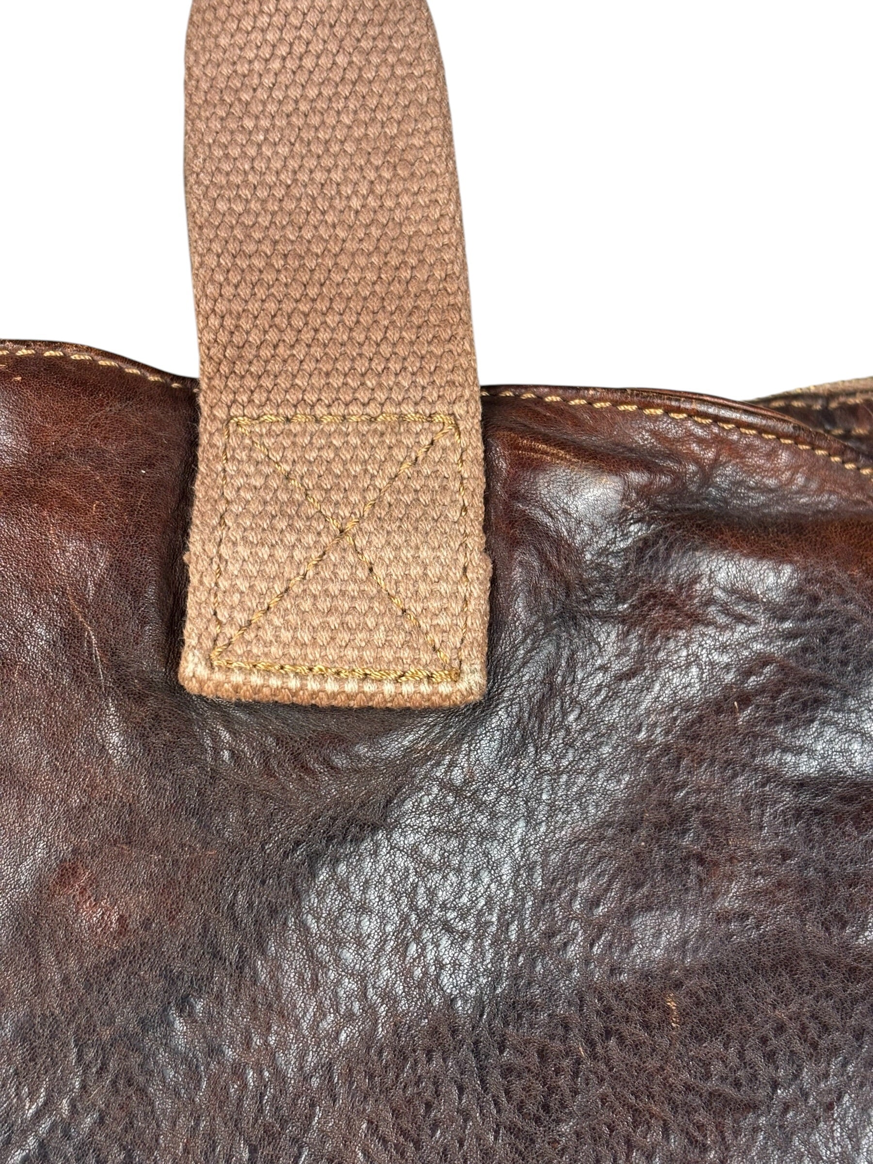 Campomaggi Dark Brown Leather 2 Way Tote