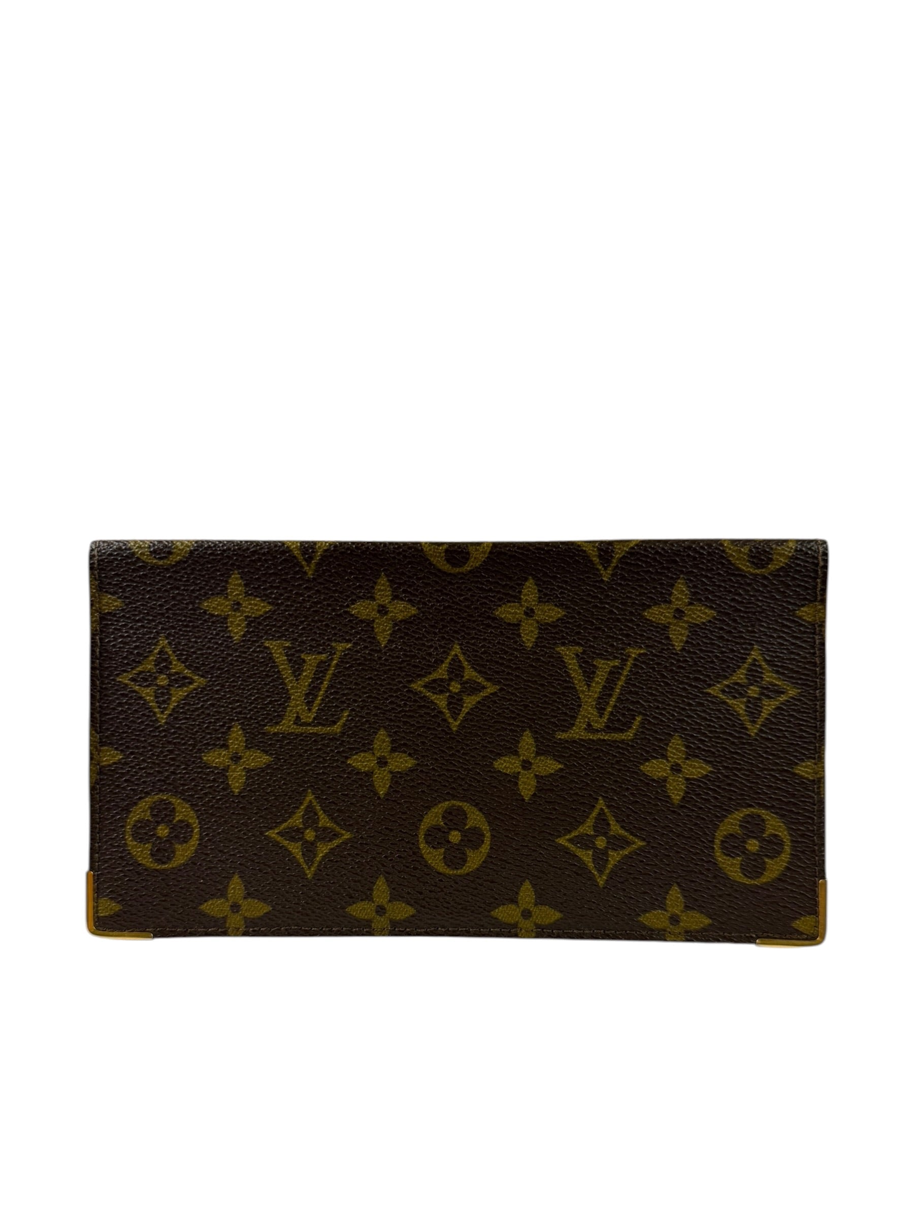 Louis Vuitton Monogram Bi-Fold Checkbook Case