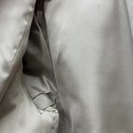 Vintage Grey Mink Chevron Fur Coat