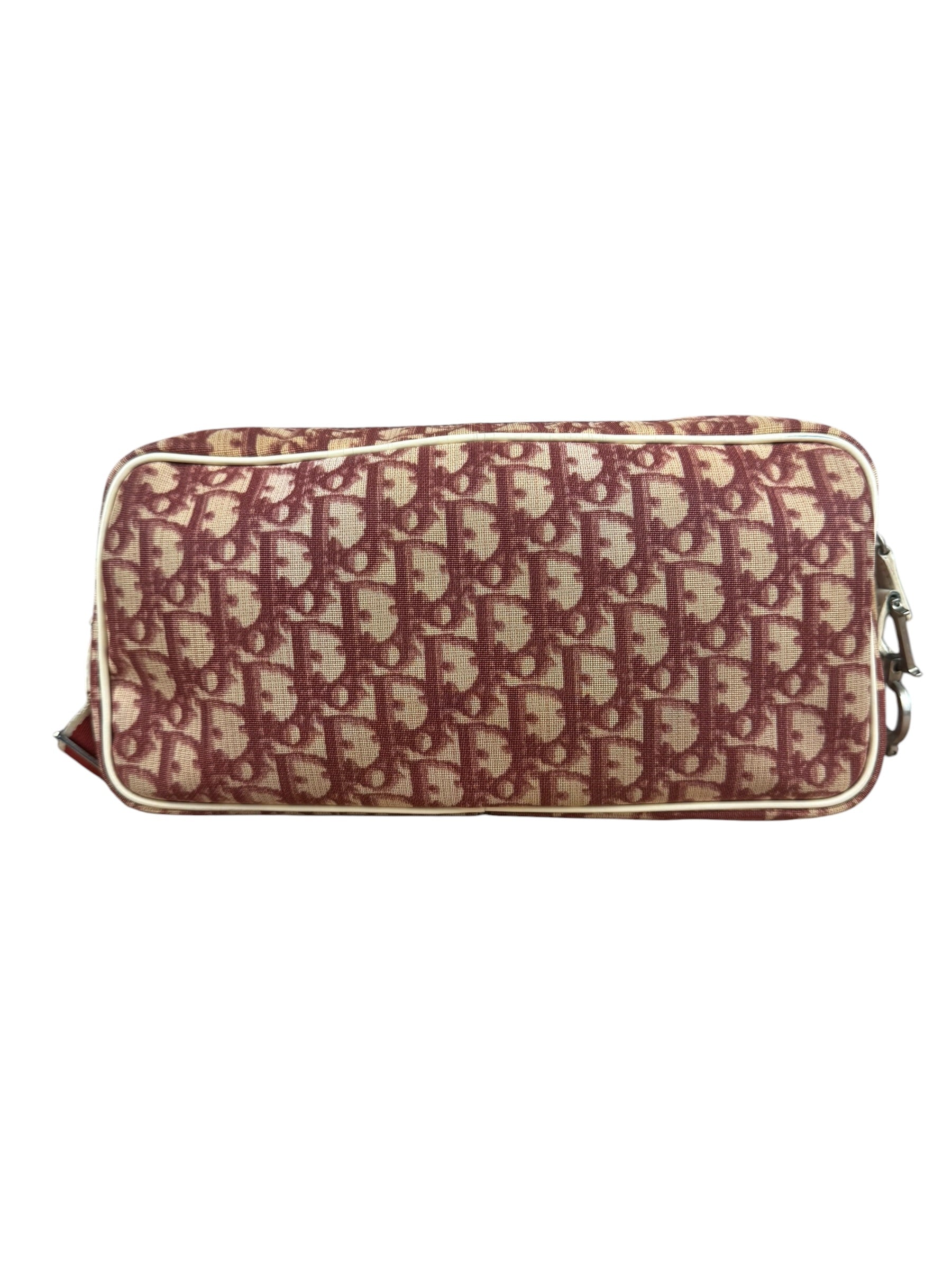 Christian Dior Vintage Red Oblique Trotter "2" Crossbody