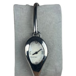 Gucci Silver Steel Horsebit Teardrop Watch