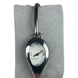 Gucci Silver Steel Horsebit Teardrop Watch