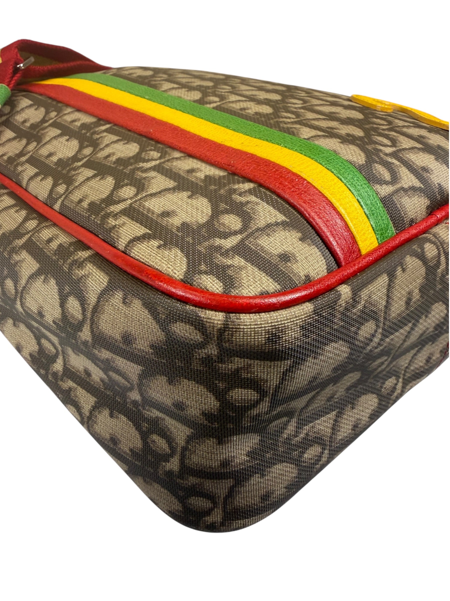 Christian Dior Brown Rasta Totter No.2 Messenger Bag