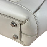 Bottega Veneta Cream Leather Mini Arco Two-Way Bag