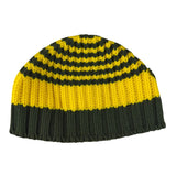 Prada Militare/Limone Cashmere Wool Beanie