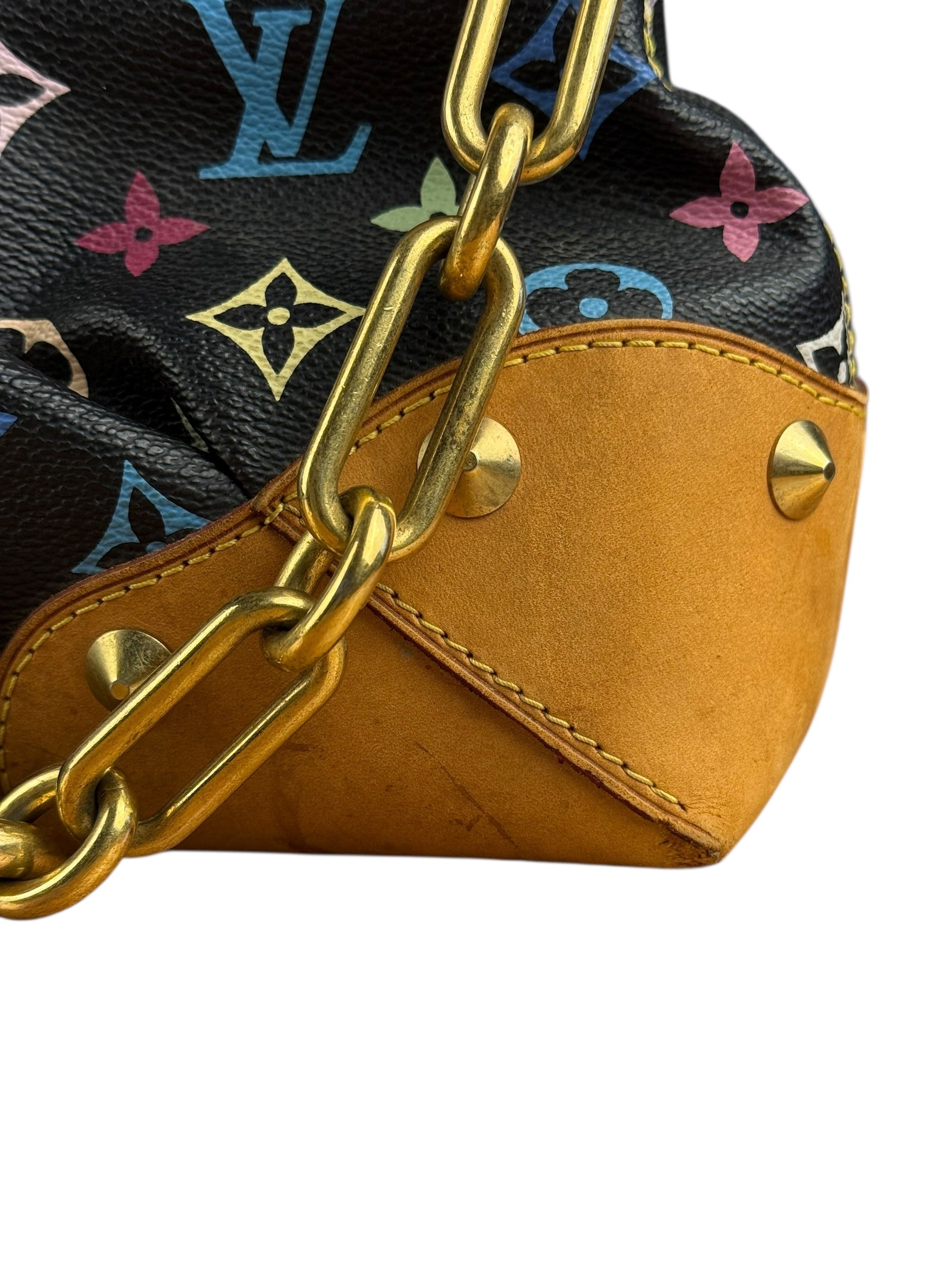 Louis Vuitton Black Murakami Judy MM Handbag