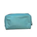 Coach Teal Blue Ellis Boxy Cosmetic Pouch