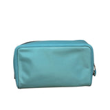 Coach Teal Blue Ellis Boxy Cosmetic Pouch