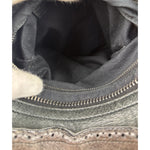 Balenciaga Dark Grey Covered Brogues City Bag