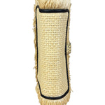 Bvlgari Serpenti Forever Mini Raffia Bag Beige