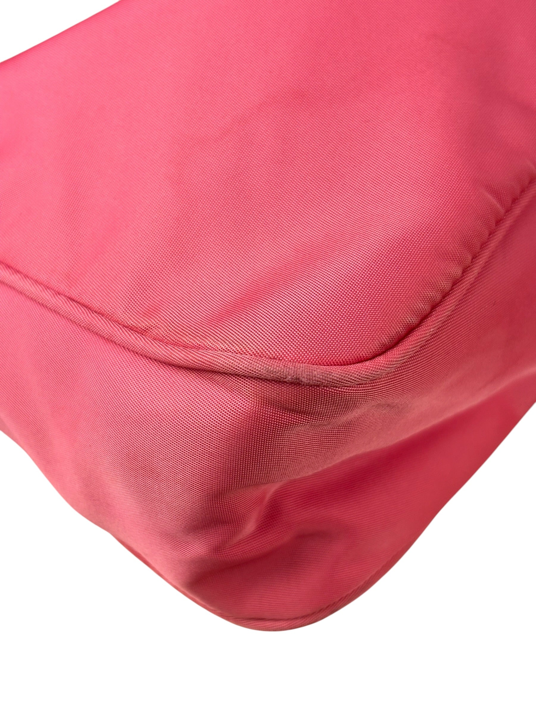 Prada Pink Tessuto Nylon Pochette