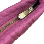 Christian Dior Fuchsia Leather  Flat Pouch