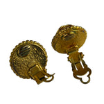 Chanel Vintage CC Faux Pearl Button Clip-On Earrings