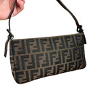 Fendi Vintage Zucca Pochette Shoulder Bag