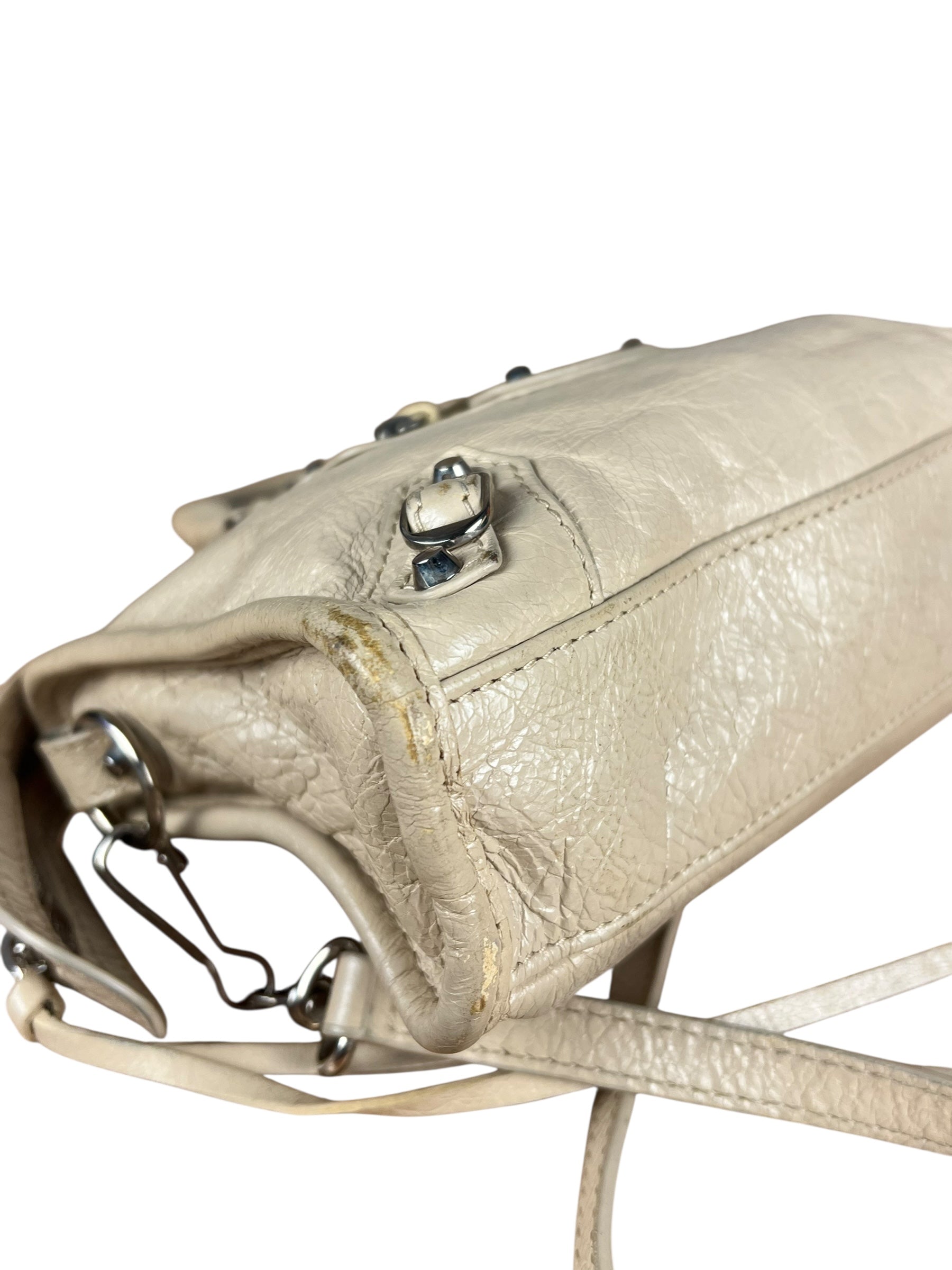 Balenciaga Beige Mini Le City Bag