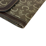 Celine Vintage Canvas Snap Trifold Wallet