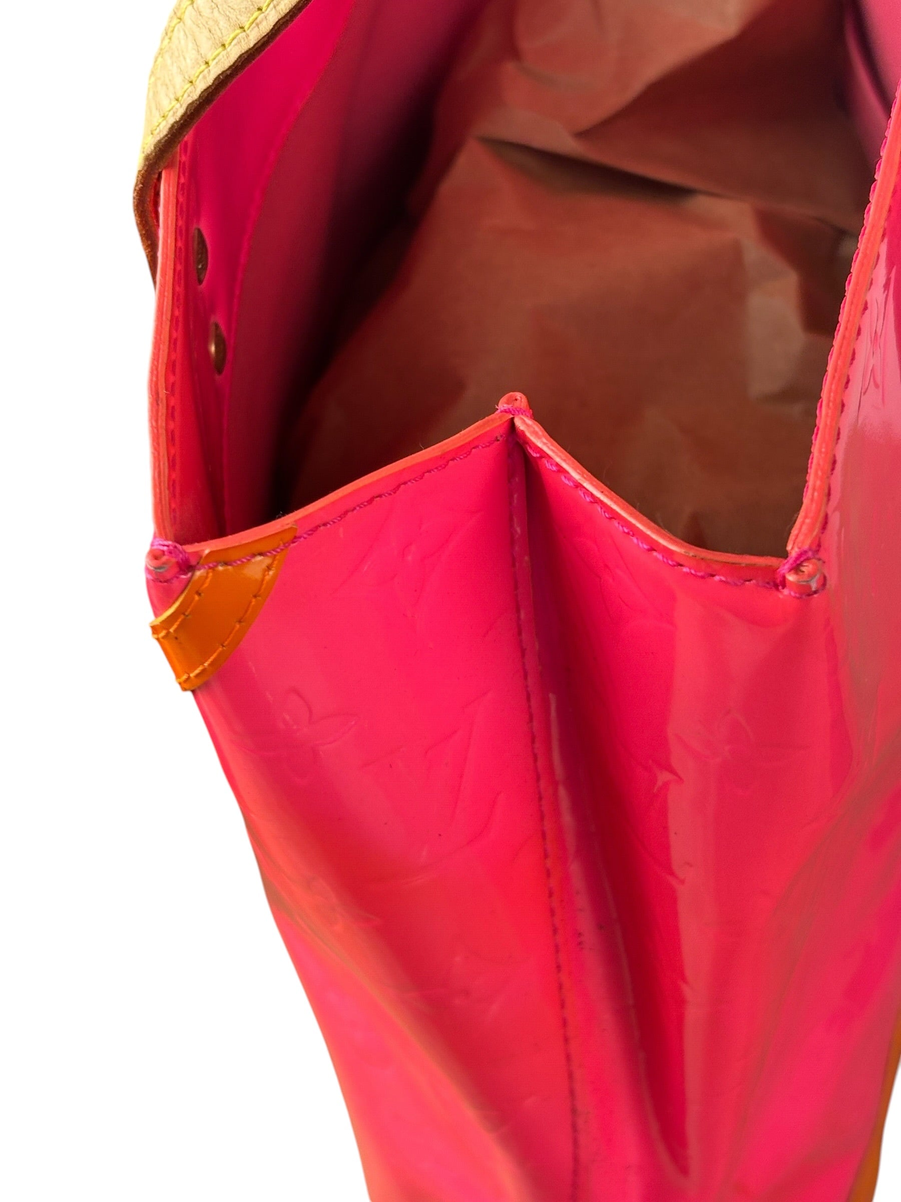 Louis Vuitton x Robert Wilson Fluo Pink Reade Vernis Tote