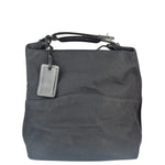 Gucci Black Leather Trim Belted Tote