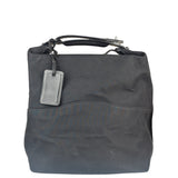 Gucci Black Leather Trim Belted Tote