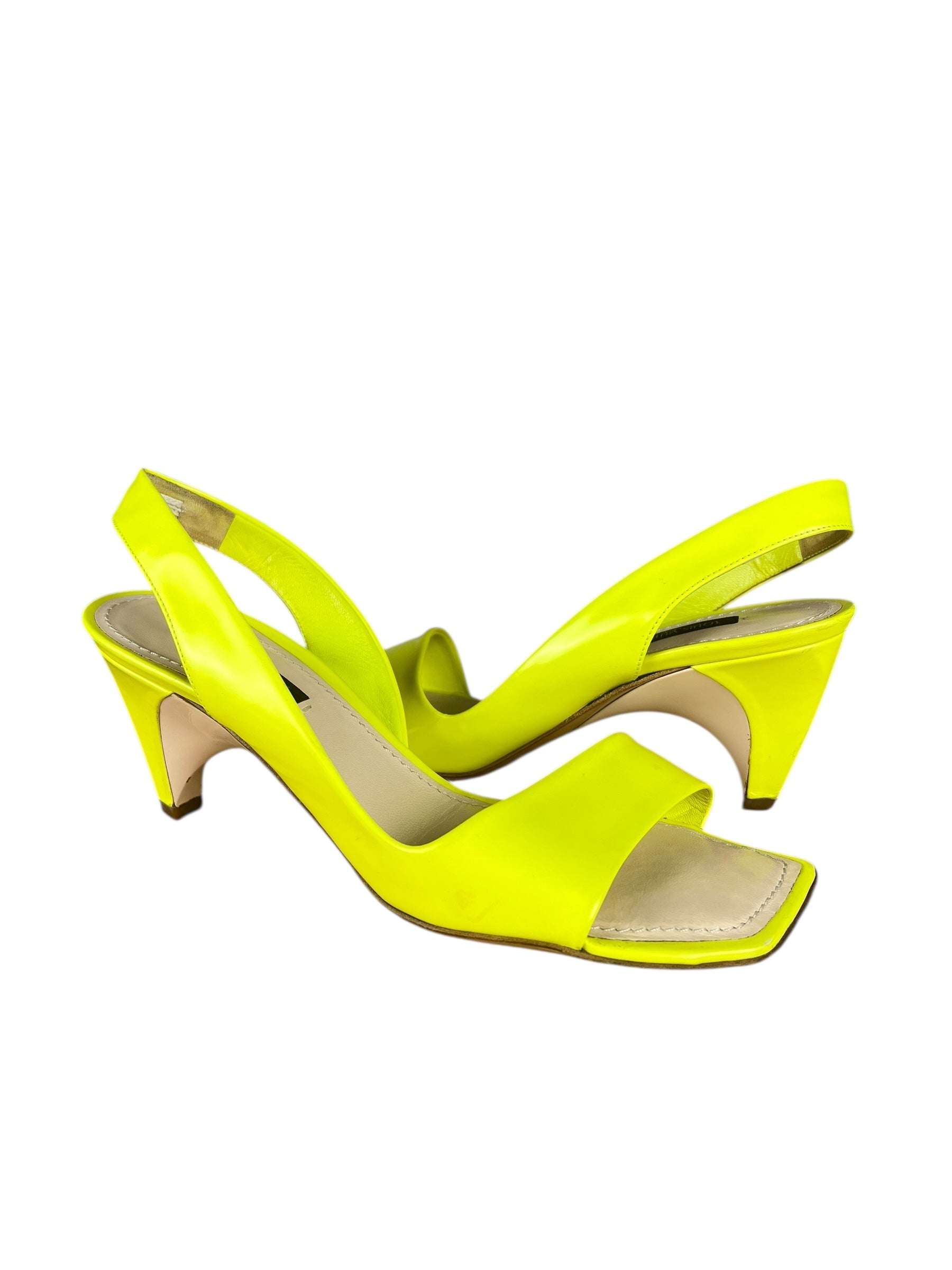 Louis Vuitton Neon Leather Heel