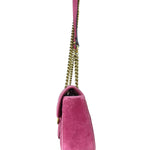 Gucci GG Marmont Pink Velour Chain Bag