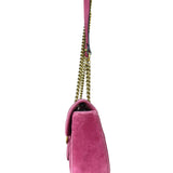Gucci GG Marmont Pink Velour Chain Bag