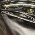 Fendi Vintage Black Sequin Baguette Shoulder Bag