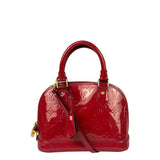 Louis Vuitton Red Vernis Alma BB Handbag
