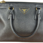 Prada Black Galleria Saffiano Leather Tote
