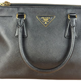 Prada Black Galleria Saffiano Leather Tote
