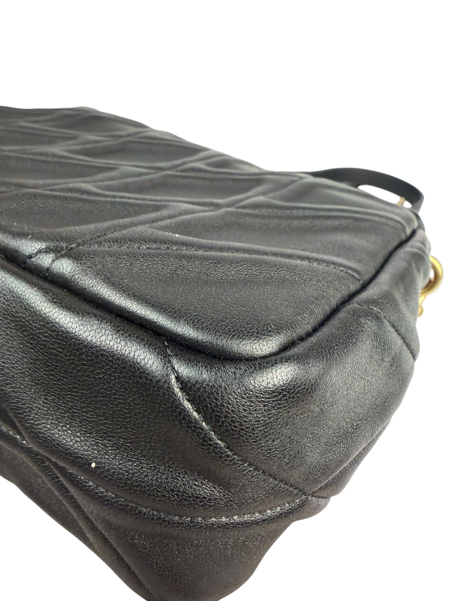 Coach Black Nappa Leather Tabby Shoulder Bag