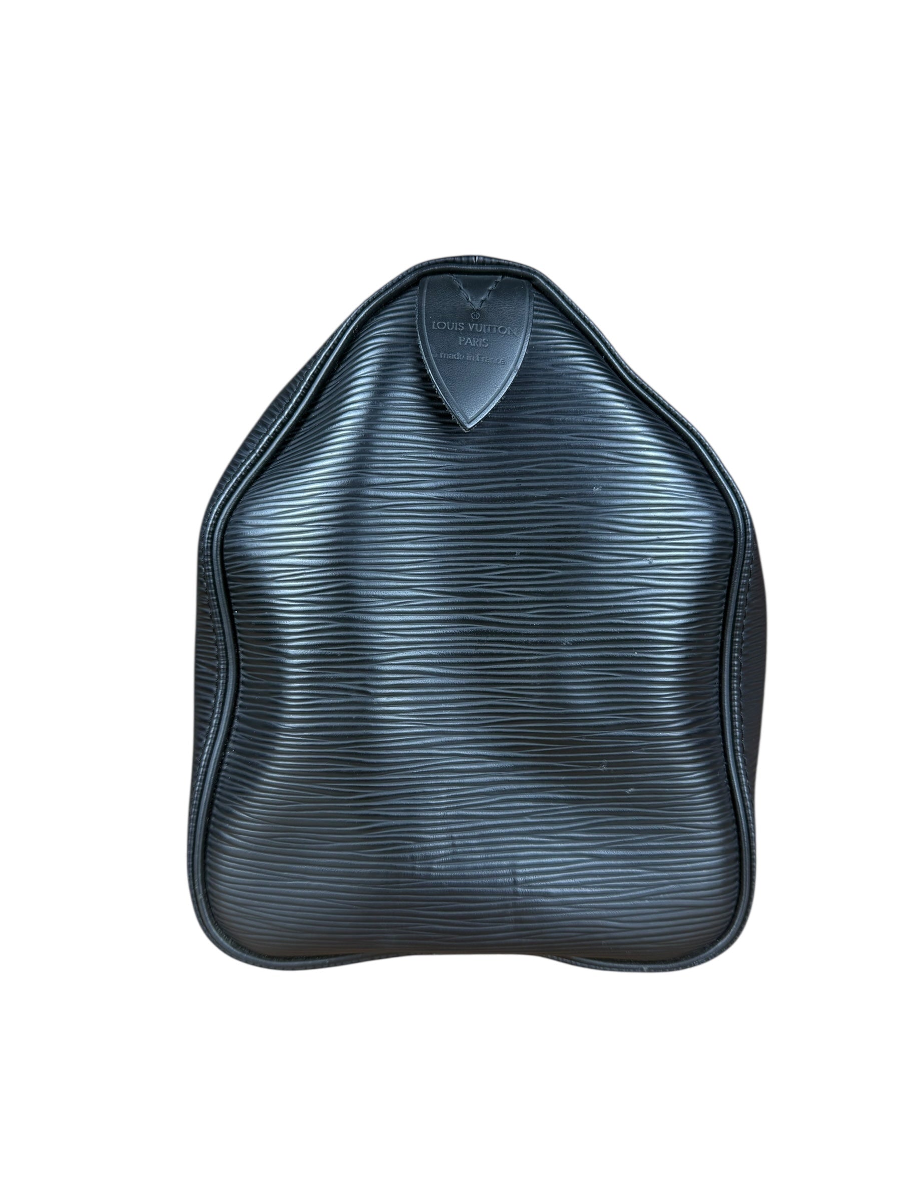 Louis Vuitton Black Epi Speedy 25