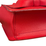 Blue Label Crestbridge Red Pebbled Leather Two-Way Bag