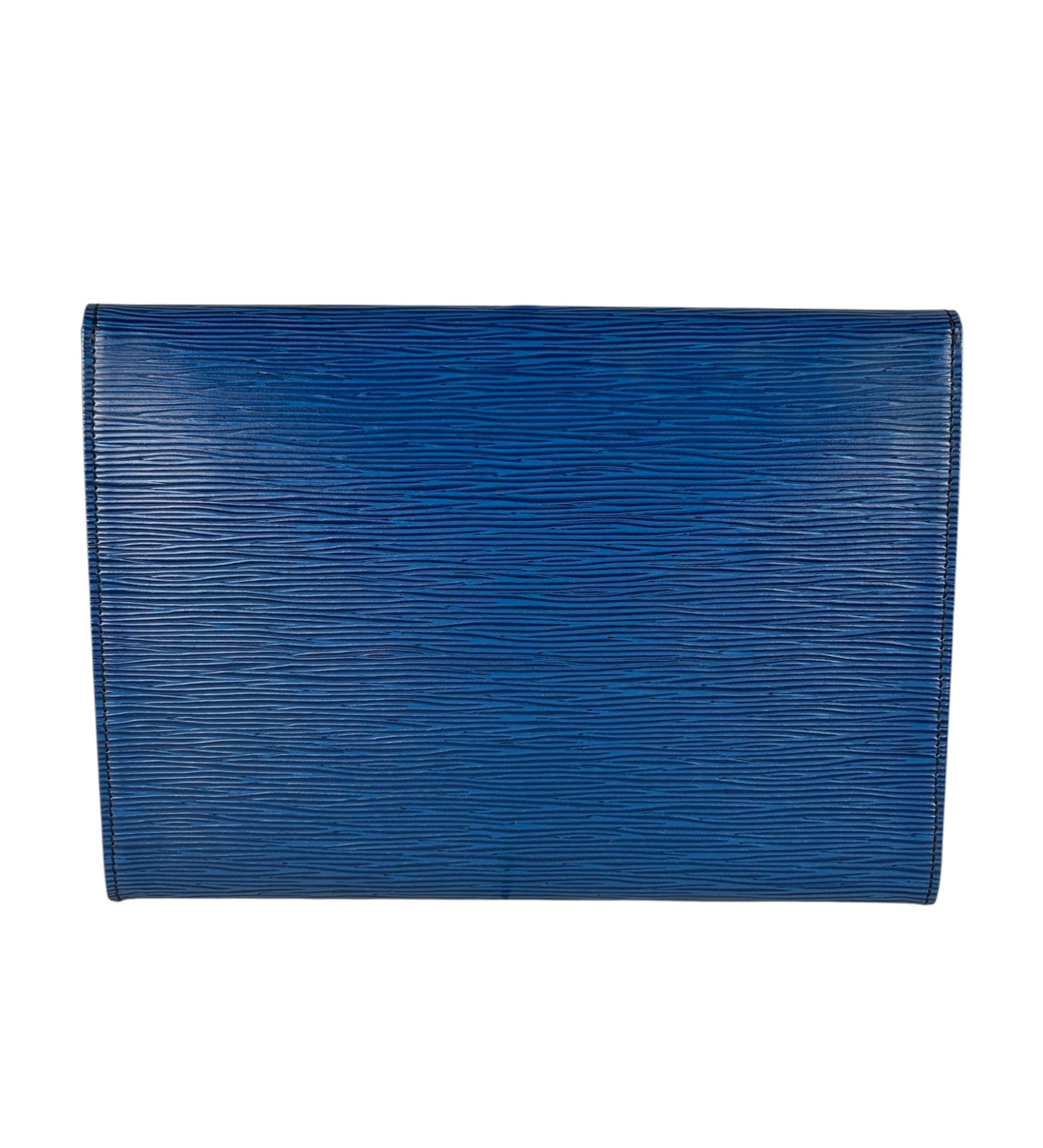 Louis Vuitton Blue Epi Jena Clutch