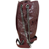 YSL Maroon Leather M Niki Shoulder Bag