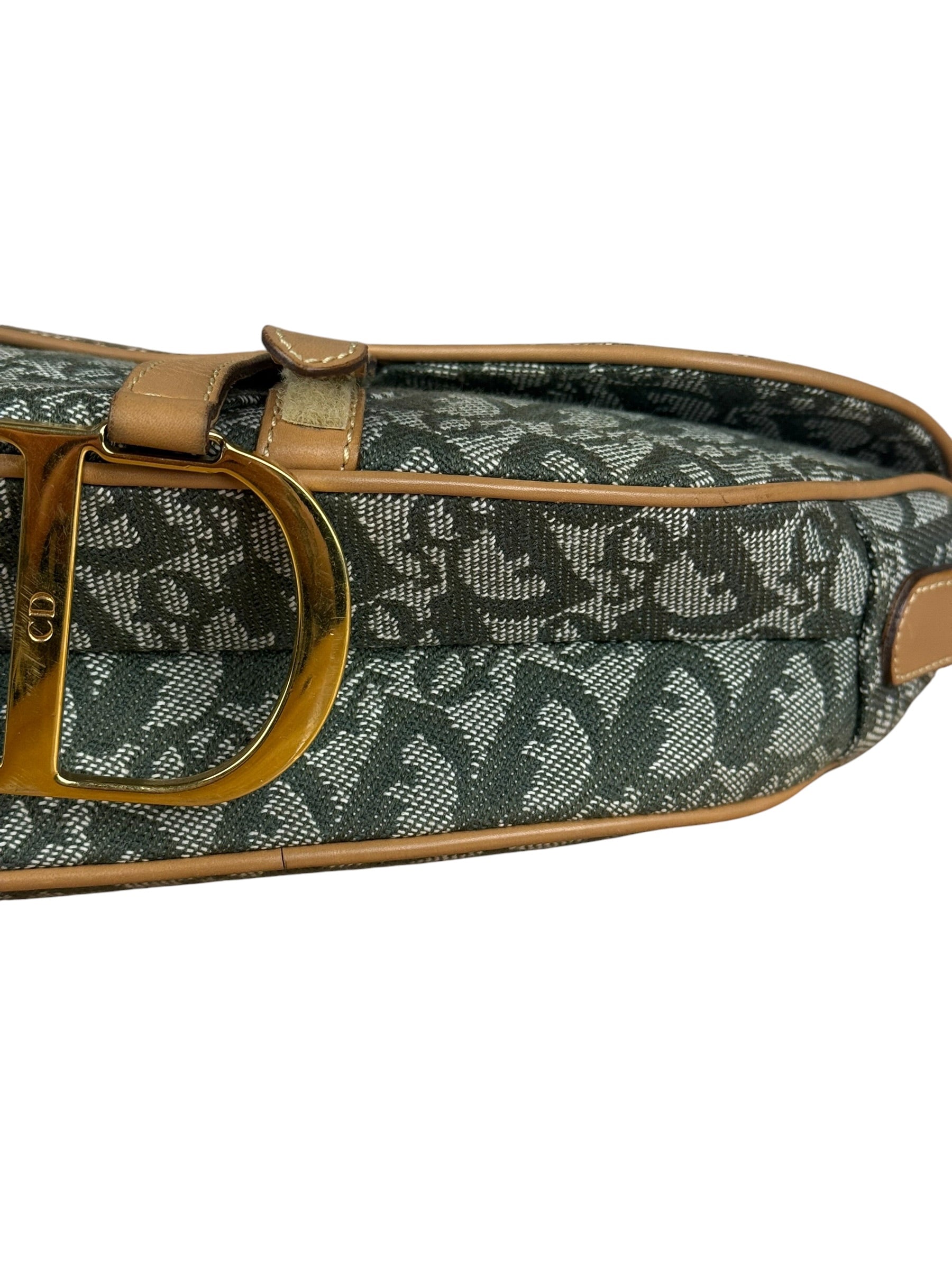 Christian Dior Vintage Trotter Saddle Shoulder Bag