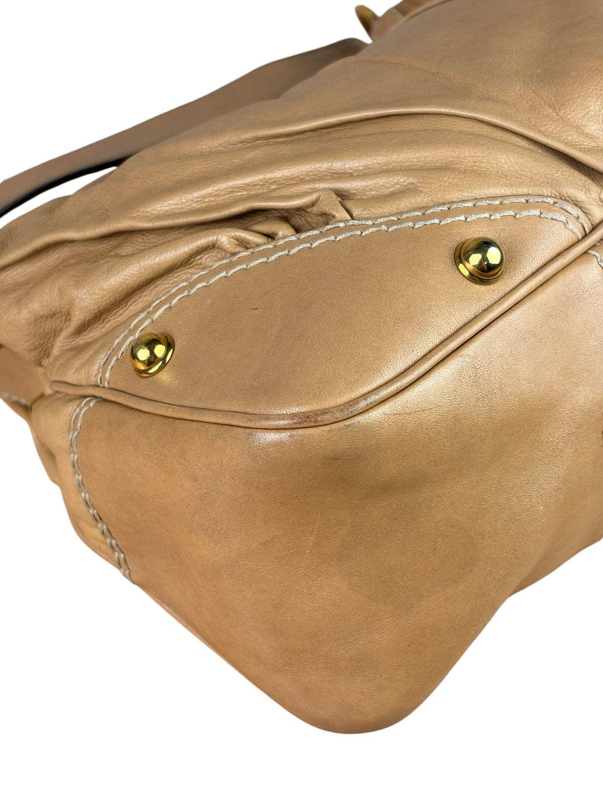 Gucci Jockey Hobo Light Brown
