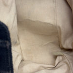 Chanel Vintage Canvas & Leather Chocolate Bar Fold-Over Tote Bag